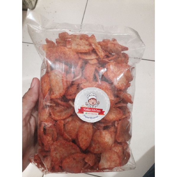 

basreng bulat koin pedas / 250 gram