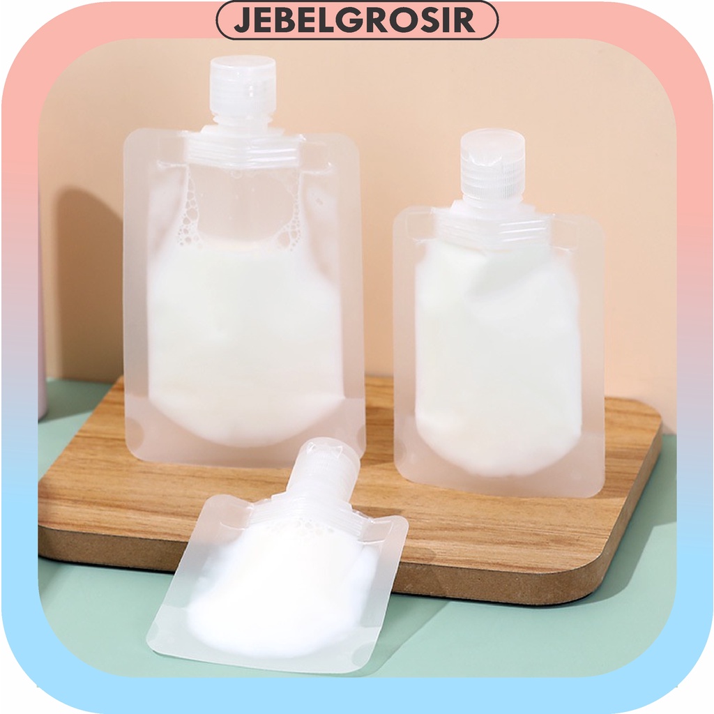 Botol refill tempat isi ulang sabun cair shampo travel plastik fliptop organizer 14