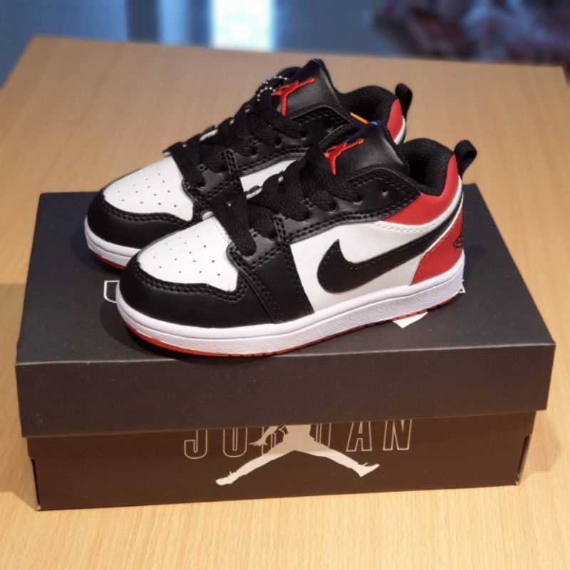 Sepatu Anak Premium High Quality Anak Laki Laki Perempuan Umur 1 2 3 4 5 6 7 8 9 10 Rekomendasi Kado Anak Grade Original 100% Sepatu Nike Air Jordan Low Anak Jordan Kids Import Sepatu Basket Olahraga Anak