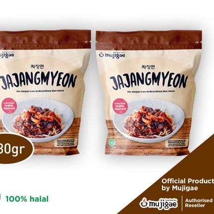 

➶ PAKET ISI 2 - Mujigae Jajangmyeon Mie Saus Kedelai Hitam khas Korea (330gr) /Jjajangmyeon ➬