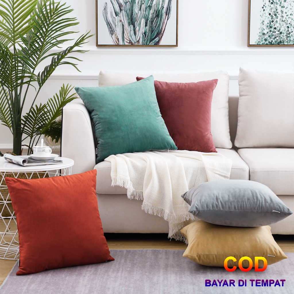 ✅COD Set Bantal Kursi Sofa Bed Minimalis 40x40 Isi 5 Pcs Cushion Pillow Dakron Hiasan Dekor Dekorasi Sofabed Ruang Tamu Perlengkapan Home Decor Interior Rumah Tangga Modern Aneka Warna Polos Terbaru