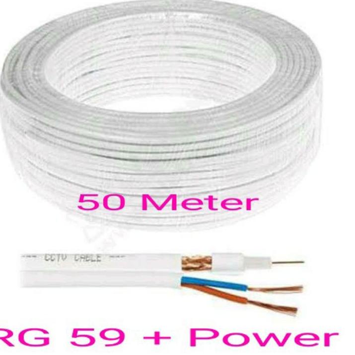 ♣ KABEL 50 METER UNTUK CCTV ✮