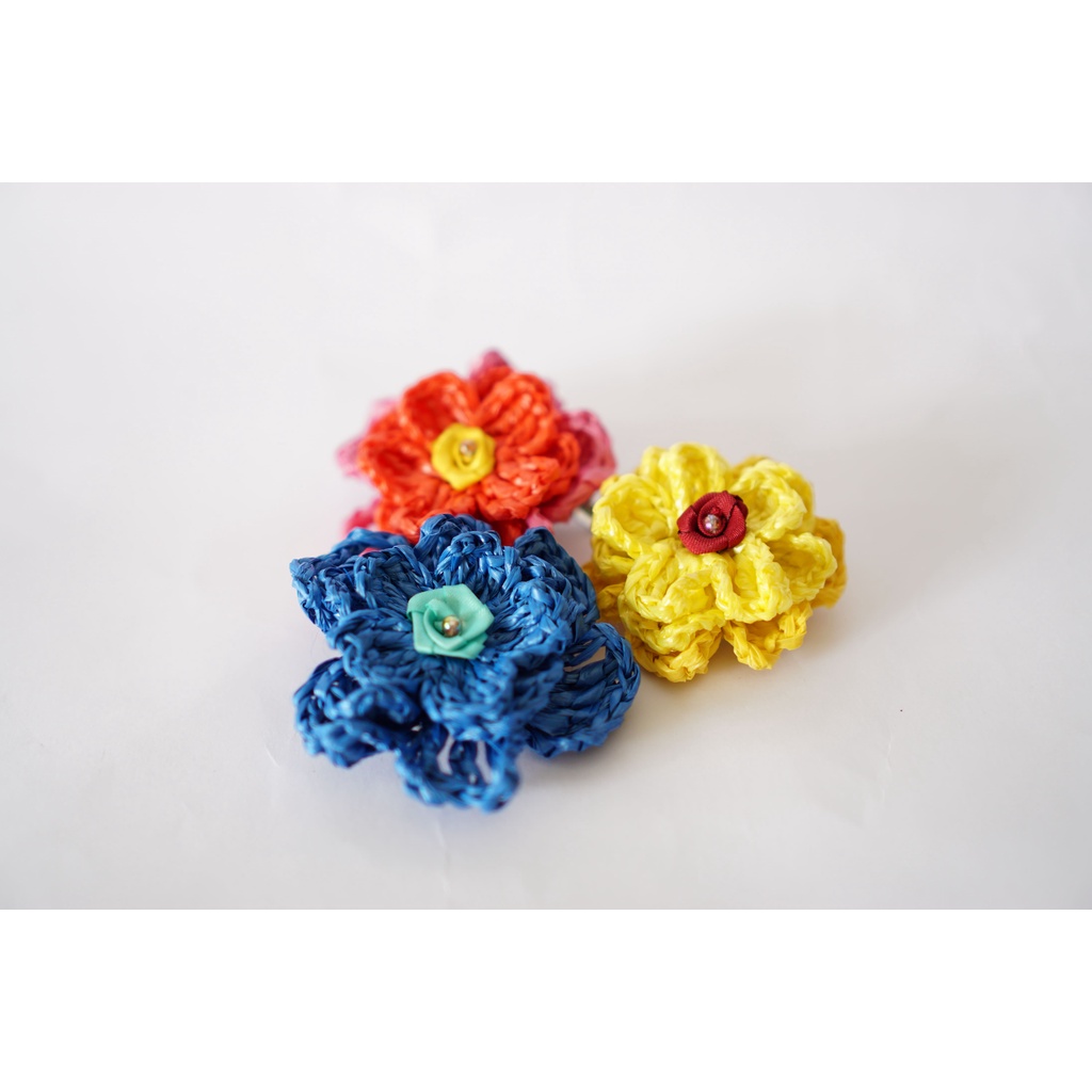 Bross Bunga Daur Ulang | Bross Jilbab | Aksesoris Jilbab