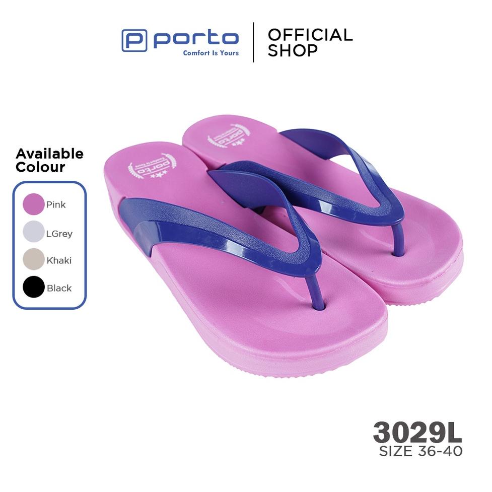 HARGA SPESIAL Porto 3029L - Sandal Wanita Sandal Jepit Casual Santai Sandal Rumah Karet Terbaru
