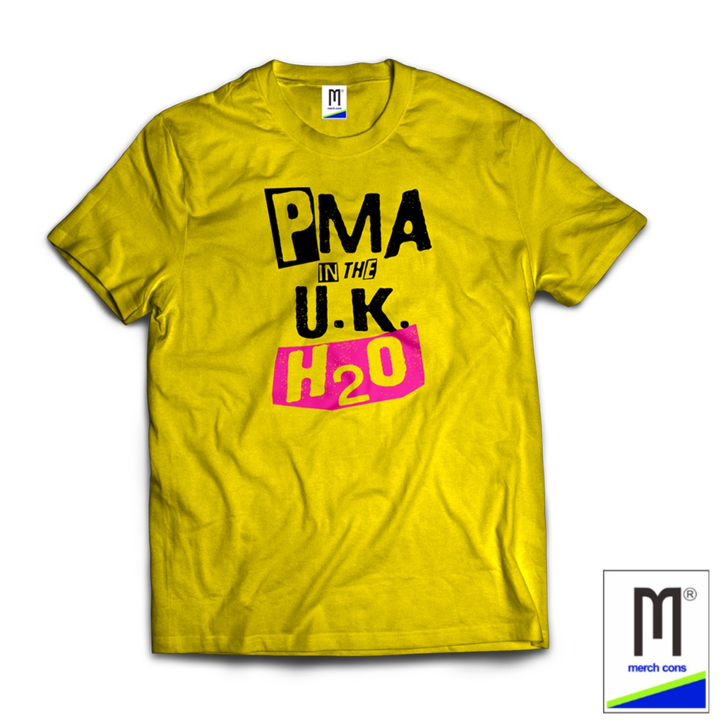 KAOS BAND H20 YELLOW  TAG MERCHCONS SIZE LUAR / KAOS MUSIK DISTRO