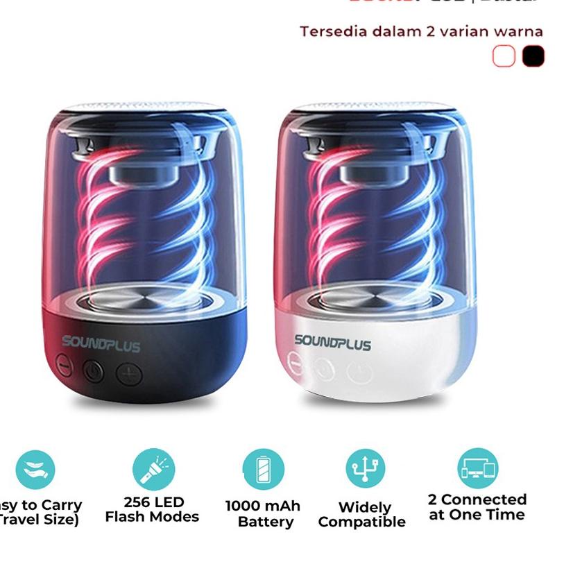➺ Soundplus 9Soul - Speaker Bluetooth Led 5W / Portable Speaker / Mini Speaker Bluetooth ✹