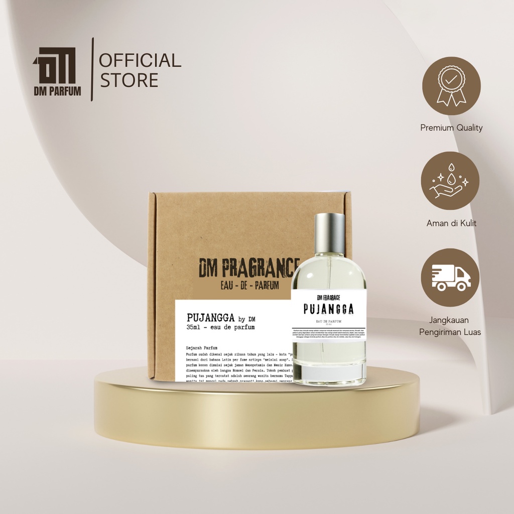 Parfum Pujangga Unisex by Dm Perfume 35ml 60ml Parfum Pria dan Wanita