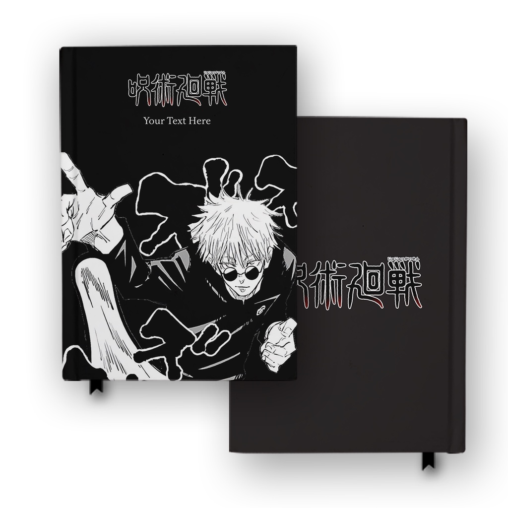 

Notebook Buku Satoru Gojo 9 Jujutsu Kaisen Anime Hardcover Agenda Custom Nama Diary Jurnal Agenda A5 A6