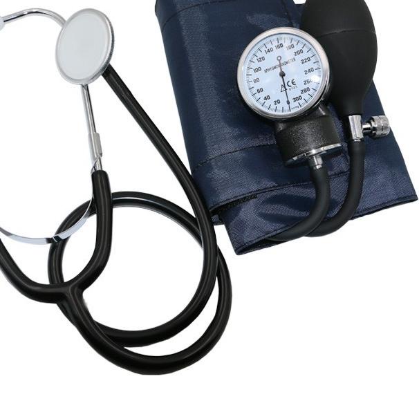 ➺ Sphygmomanometer Set Stetoskop & Tensimeter Alat Pengukur Tekanan Tensi Darah Manual 0197 ✸