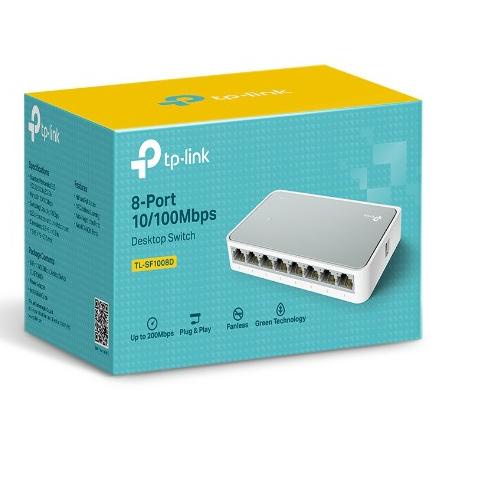 ← TP-LINK 8-Port Switch Hub TL-SF1008D SF 1008 D 1008D ✸