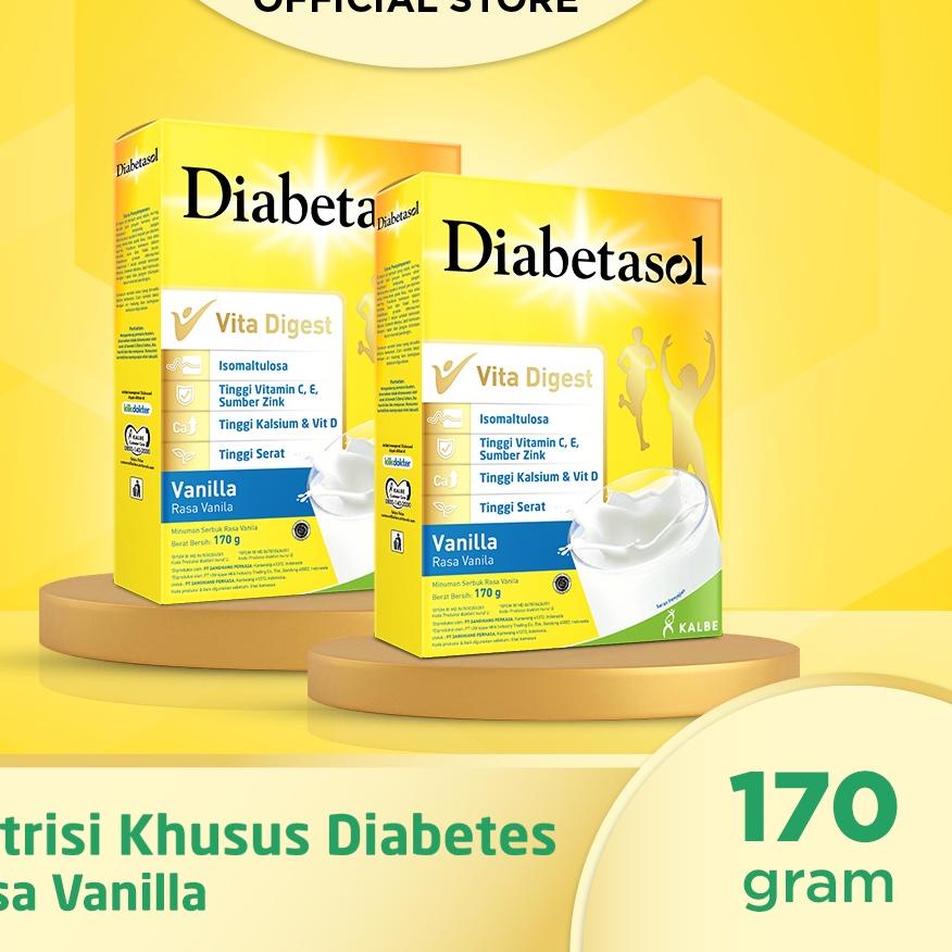 

◘ Diabetasol Vanilla 170g - 2 Pcs ✽