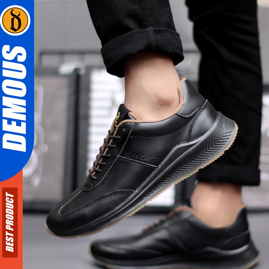 DEMOUS Sparda - Sepatu Pria Sneakers Casual Kulit Asli