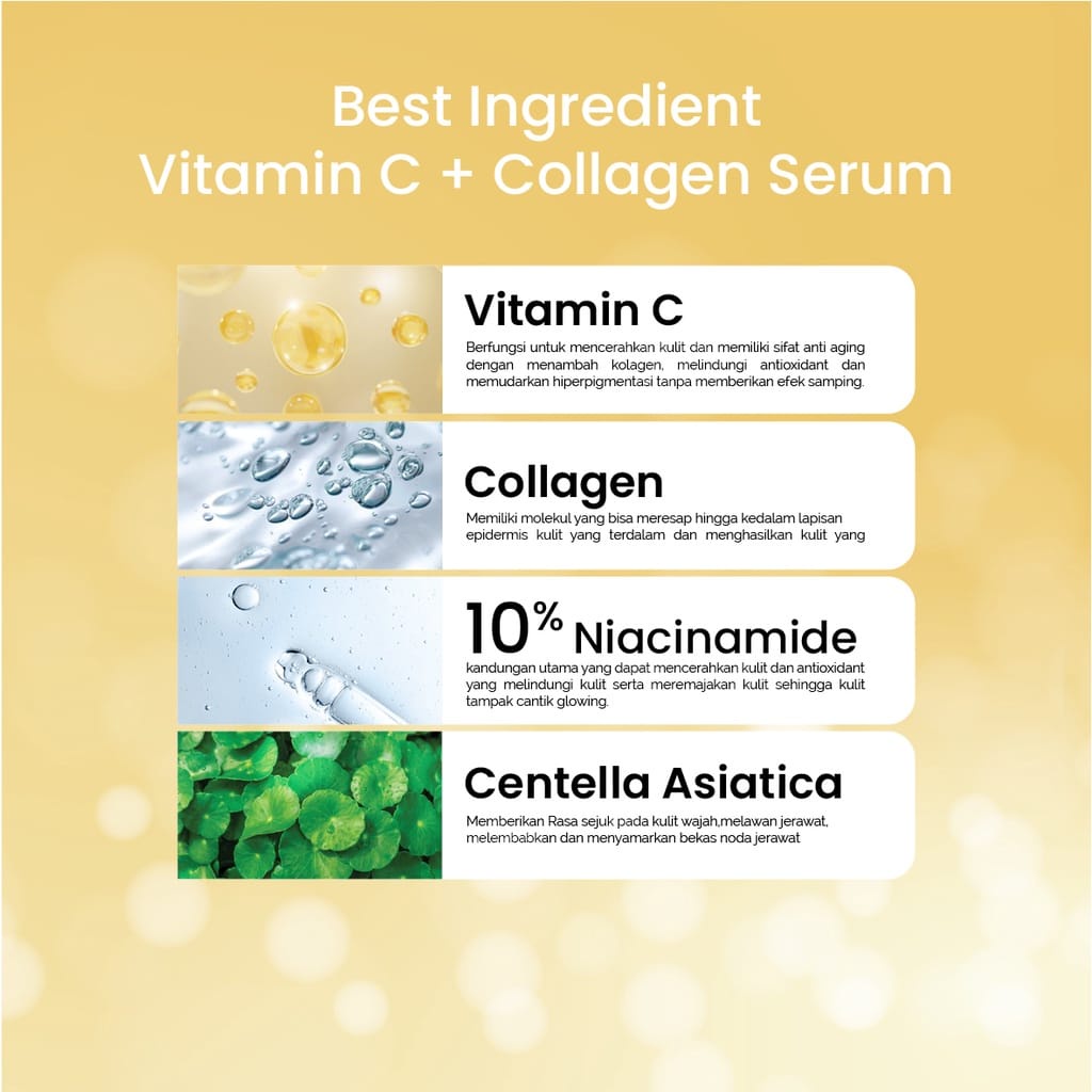 Animate Serum Vitamin C + Collagen 20 ml Original / Serum Wajah / Serum Vitamin C / Serum vit C