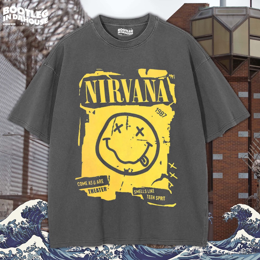 NIRVANA Oversize T-shirt / Kaos Oversize NIRVANA