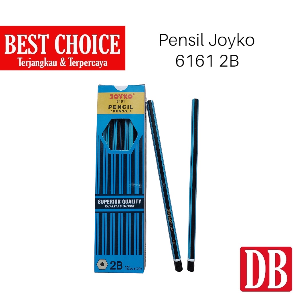 

Pensil 2B / Pensil Tulis Joyko 6161 2B (12pcs)