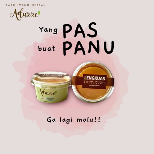 ⛄Comeback❄️  Sabun Lengkuas pembersih Panu viral gak bikin ketergantungan ADUZZE LENGKUAS ANTI JAMUR