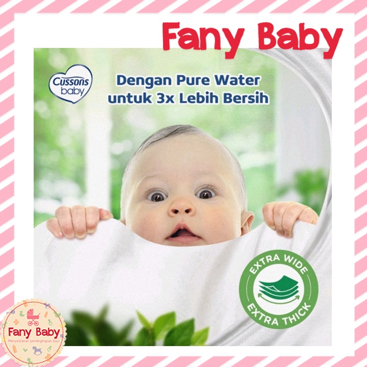 CUSSONS BABY WIPES PURE GENTLE NEWBORN SENSITIVE SKIN 45'S