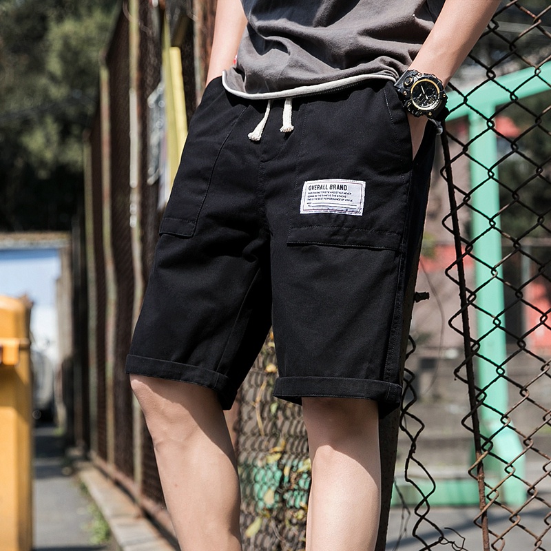 Celana Pendek Pria Sport Casual Olahraga Saku Cowok Katun Fashion Shorts K861