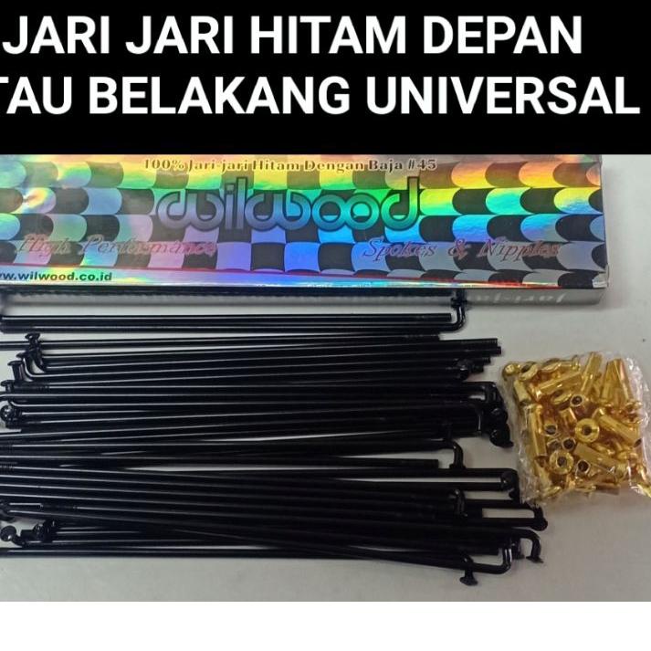 Baru JARI JARI RUJI WILWOOD HITAM JARI JARI WILWOOD HITAM UNIVERSAL RING 14/16/17/18 ORIGINAL WILWOO