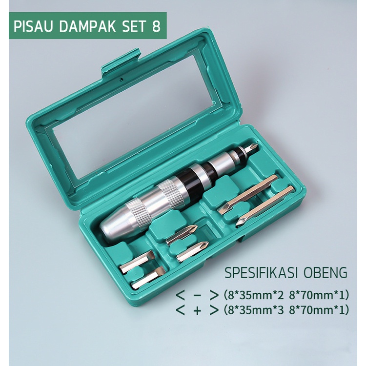 OBENG GETOK 8 PCS  Impact driver PE Box 8pc