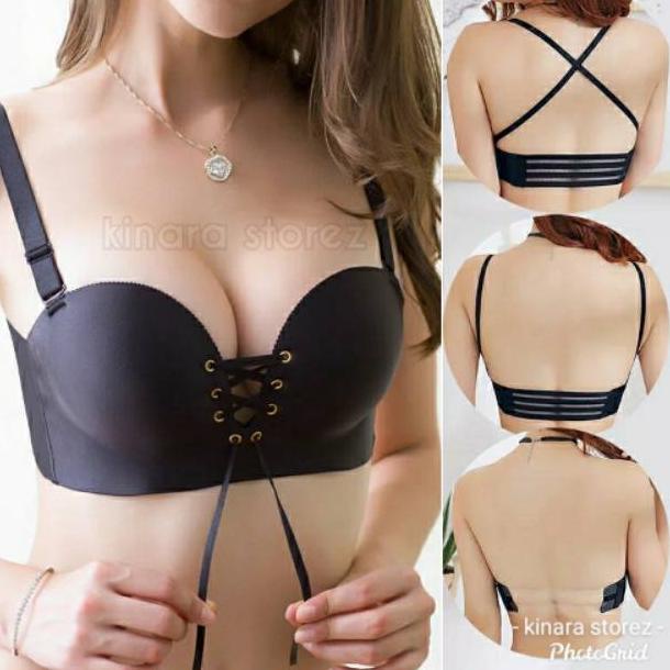 BEST SELLER Kinarastorez - Bra Push up seamless tali depan bh pesta multiway strapless