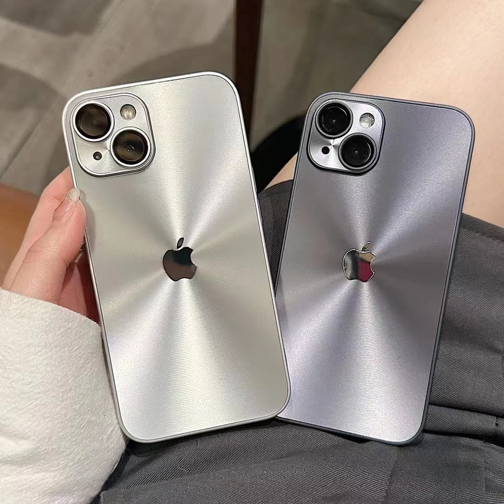 Aurora anti Sidik Jari Tekstur Lengan Silikon Cocok Untuk iPhone 14 Pro Max 13 Pro Max 12 Pro Max Dengan Pelindung Lensa iPhone 11 Pro Max Casing anti slip