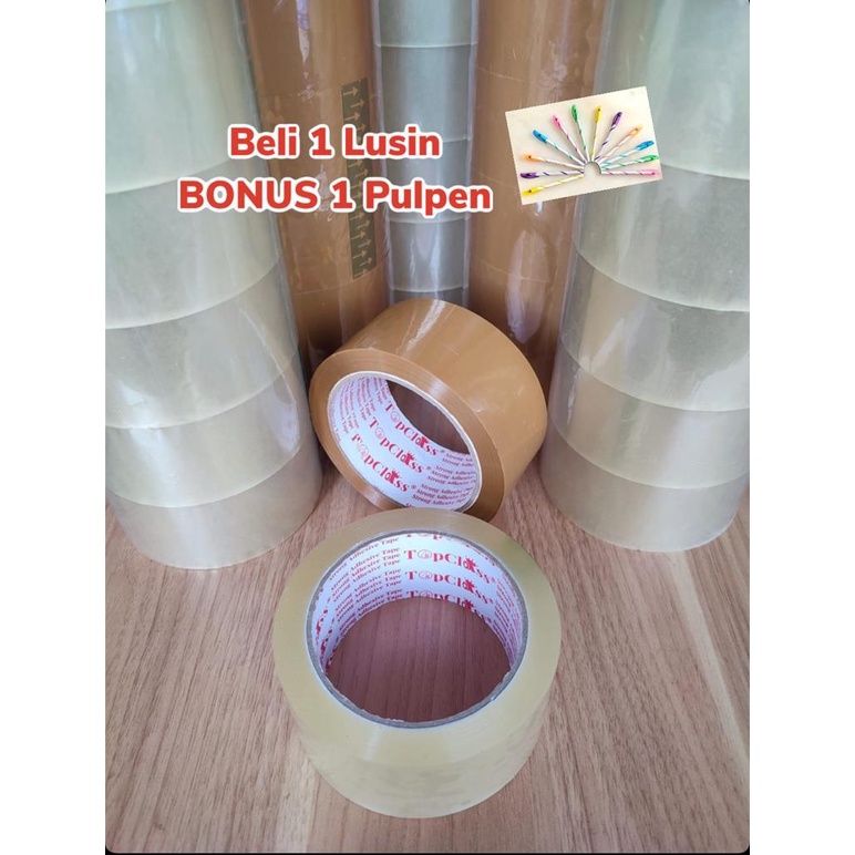 

Lakban 90 Yard x 45 MM / 2 Inch Bening Coklat Promo Murah, Terlaris