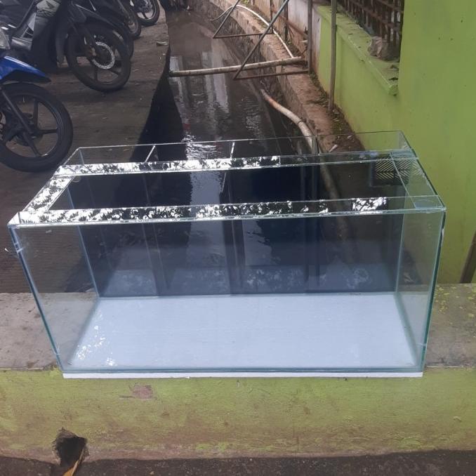 Aquarium 80x40x40 Filter Belakang Untuk Aquarium Air Tawar & Air Laut