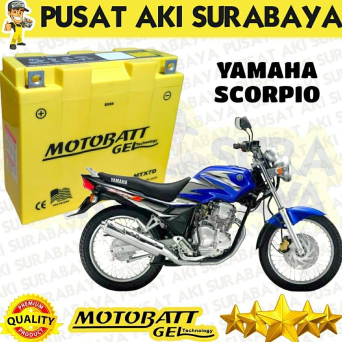 Accu Motor Scorpio Motobatt Mtx7D Aki Gel Siap Pakai Untuk Scorpio Debezzz