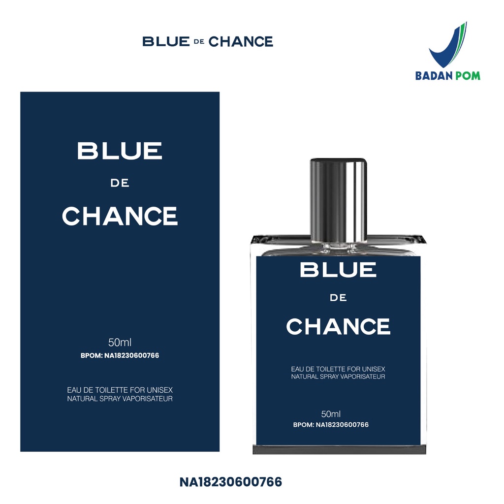 Kanzo - [BPOM] Parfum Blue De Chance 50ml Premium / Parfum Blue De Chance 50ml Best Seller / Parfum Blue De Chance 50ml