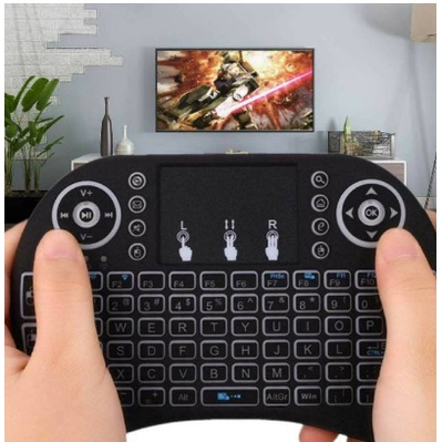 Mini i8 backlit Keyboard Wireless led Backlight Android Touchpad Mouse Tv Box