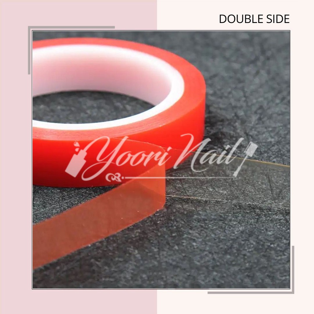 Double sided nail tape double side perekat kuku palsu display