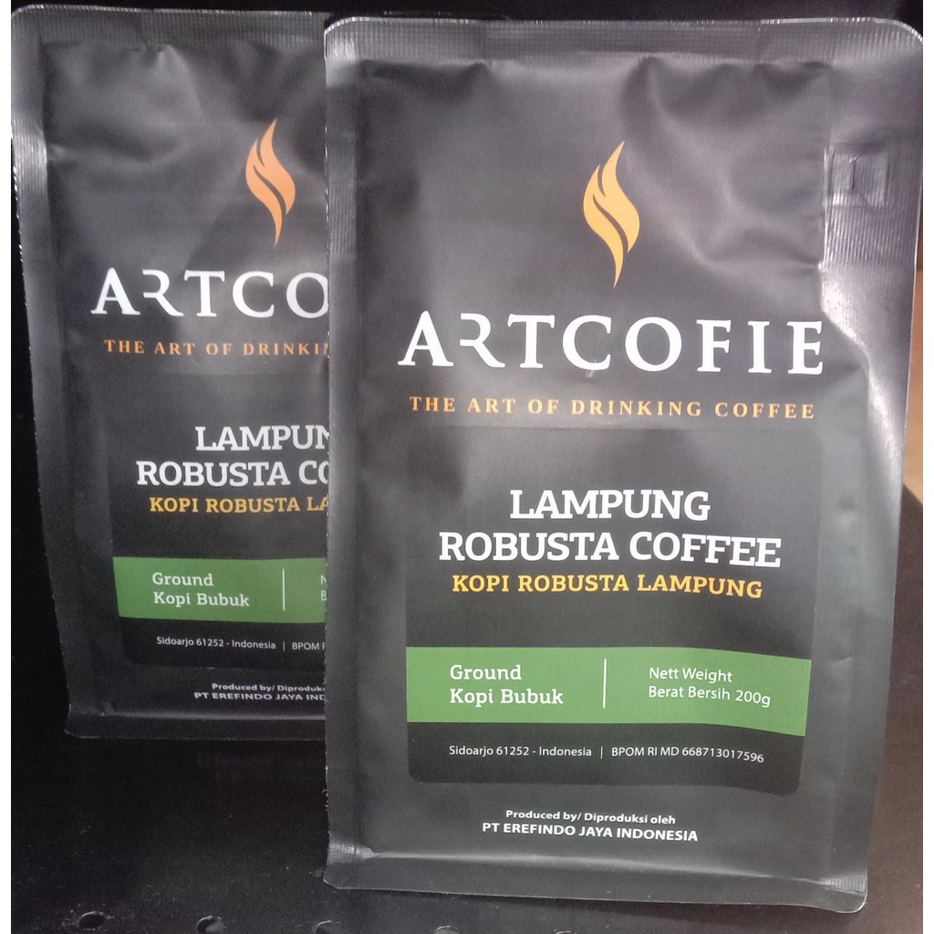 

Artcofie Lampung robusta coffee 200g