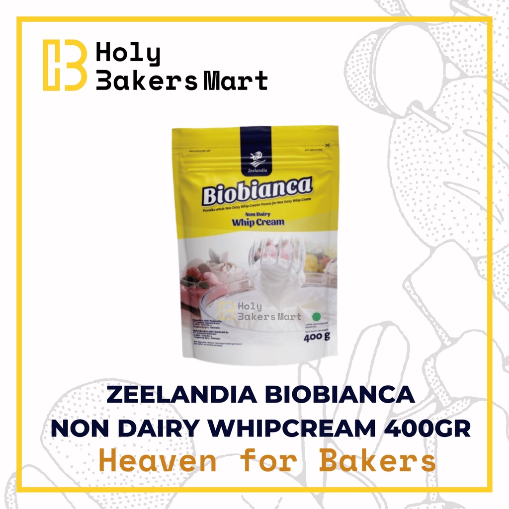 

ZEELANDIA BIOBIANCA NON DAIRY WHIP CREAM / WHIP CREAM / WHIPPED KRIM / WHIP KRIM NON DAIRY / WHIPPED KRIM NON DAIRY