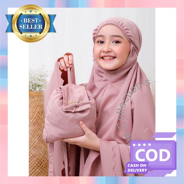 Mukena Anak Terbaru 2023 Cewek Import 2022 Lebaran Murah Elegan Traveling Lucu Viral Model Korea Pre