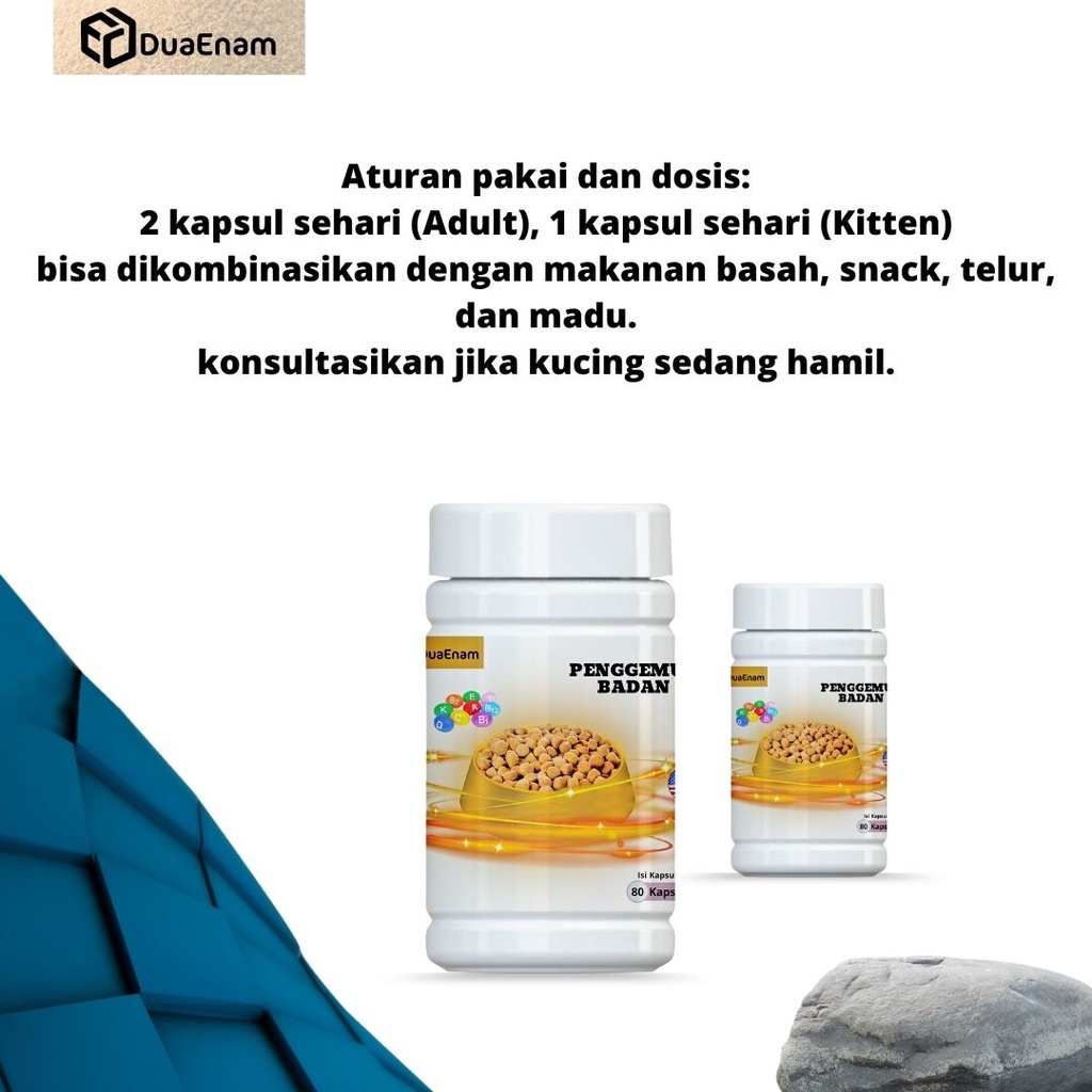 Vitamin kucing nafsu makan Penggemuk badan kucing  super gimbul DuaEnam