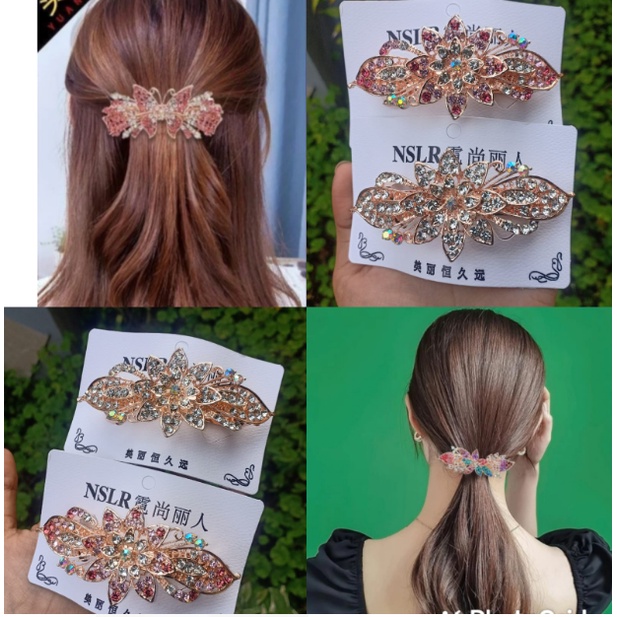 DHIOSHOPI - Jepit wanita permata zirkon model korea terbaru