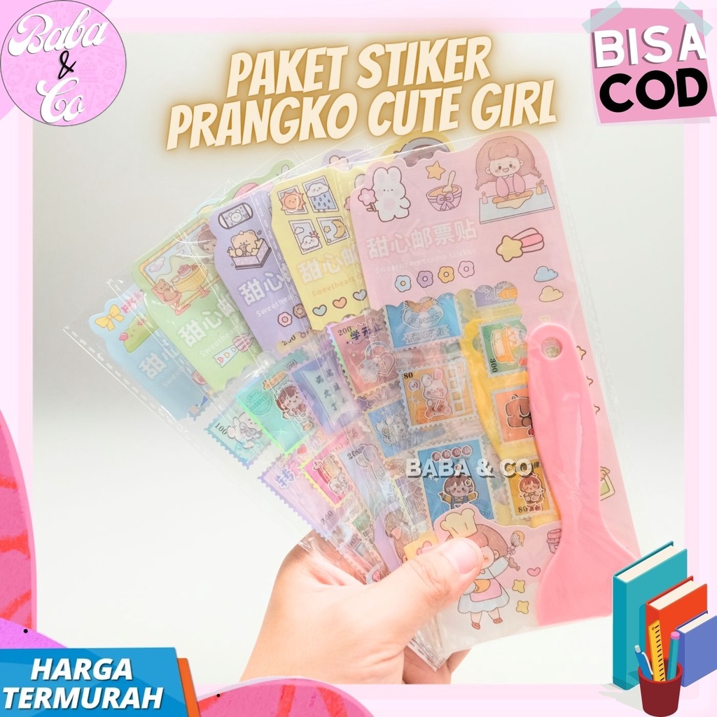 

PAKET STIKER PRANGKO CUTE GIRL STIKER UNIK LUCU MURAH COD STIKER GLITER IMUT COD
