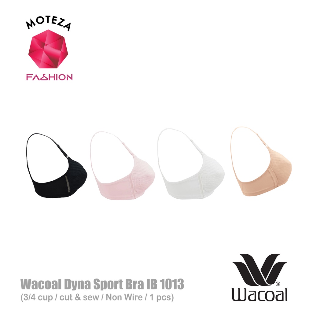 Wacoal Dyna Sport Bra - IB 1013 - 3/4 Cup - Non Wire (Tanpa Kawat)