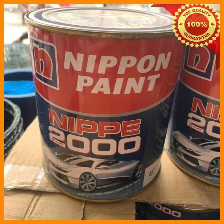 (SFAJ) Cat Nippon Paint Nippe 2000 cat duko kayu besi 1kg (480 super black