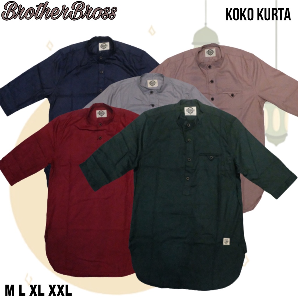 BROTHER BROSS Koko Kurta Tangan 3/4 Pria 786