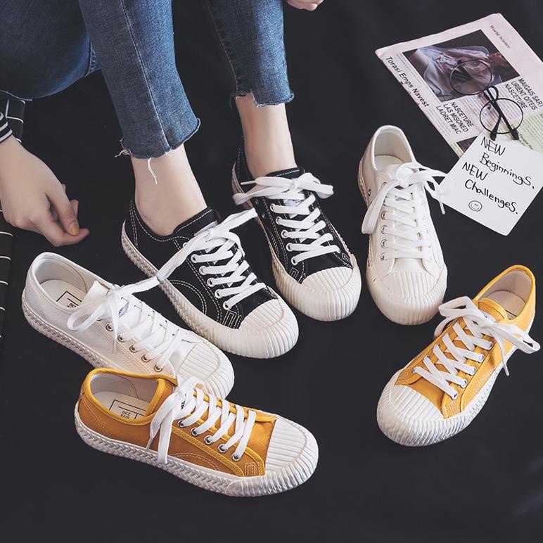 TERBAIK Free Box Sepatu Wanita Populer Sepatu Wanita Korea NS8037 Sneakers Wanita Import Sepatu Fash