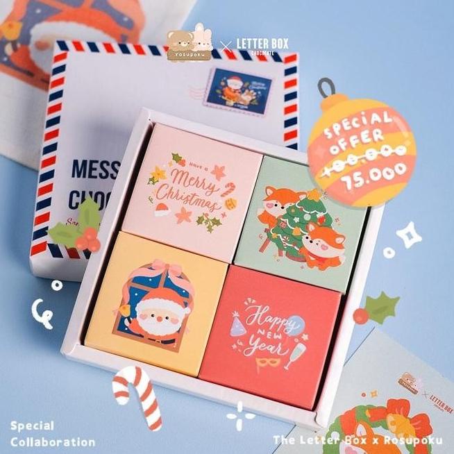

BOX HAMPERS HAMPERS NATAL - LETTER BOX CHOCOLATE CHRISTMAS GIFT PO (PILIH TGL) EL09I09A82L