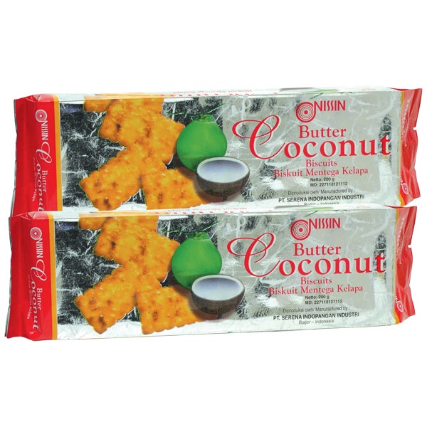 Promo Harga Nissin Biscuits Butter Coconut 200 gr - Shopee