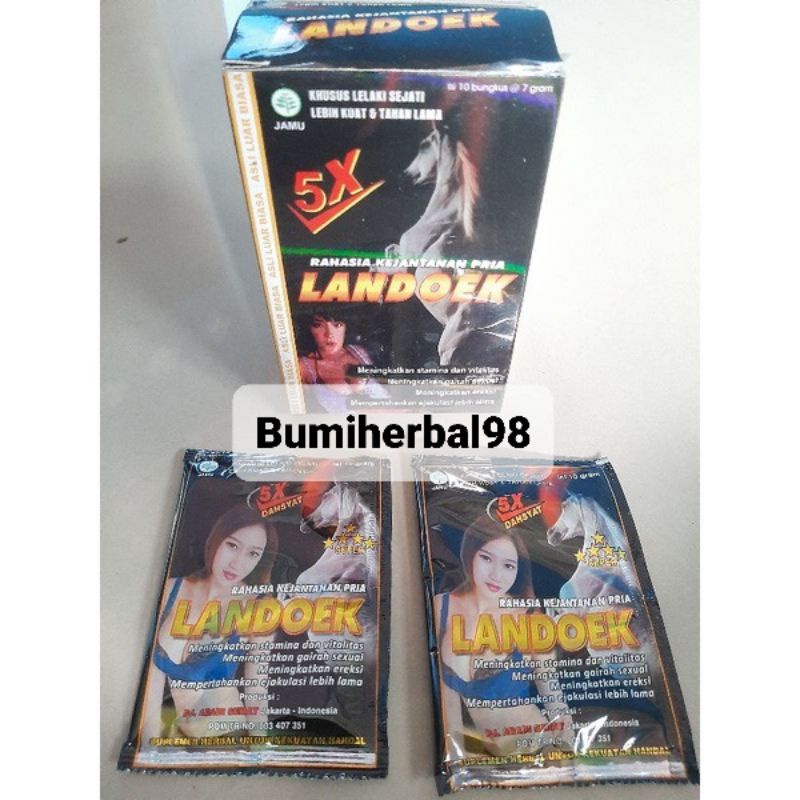 Landoek Jamu Serbuk Original Bintang 5 Asli