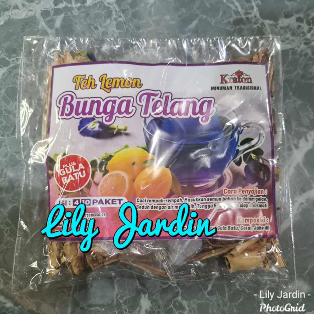 

Wedang Teh Lemon Bunga Telang