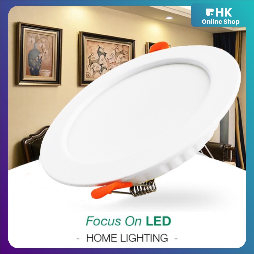 HK-Lampu Downlight LED Inbow 6W 9W 12W 18W 24W/ Downlight Panel LED Inbow Bulat