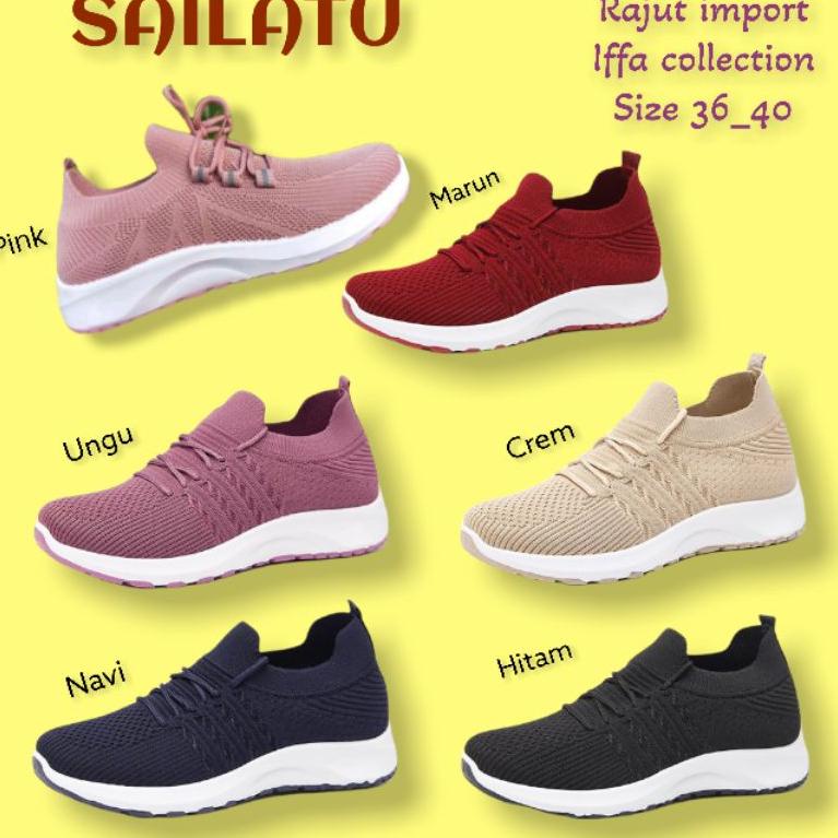 HARGA TERMURAAH sepatu rajut import sailatu dan collin original