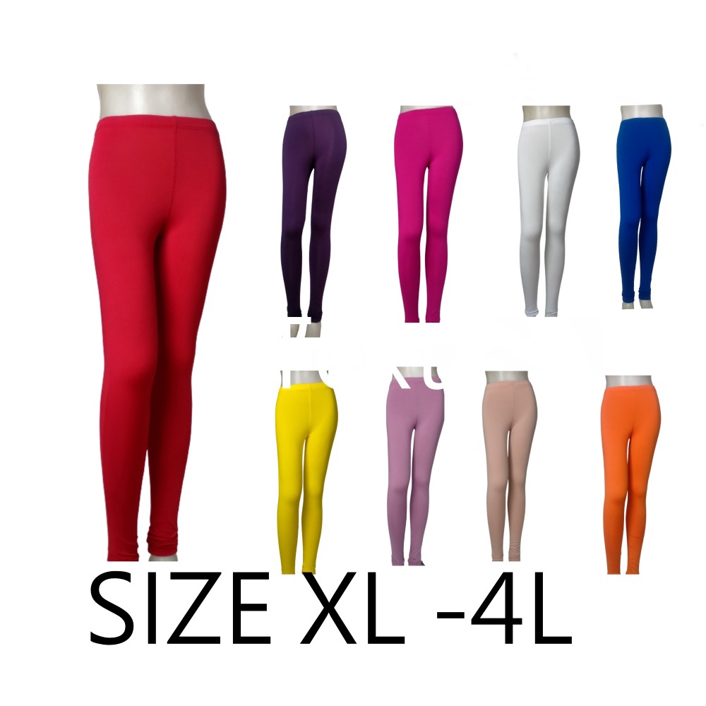 Legging panjang  ukuran besar  XL s/d 4L  untuk senam, gym , dance, balet