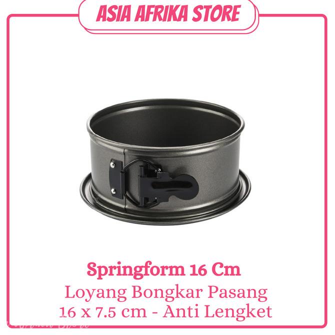 &<&<&<&] Loyang Kue Bongkar Pasang 15 Cm Mini Springform Teflon Anti Lengket